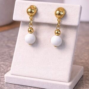 Vintage clip on earrings